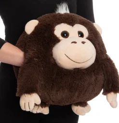 Intratuin Handwärmer Gorilla braun 30 x 25 x 30 cm| Decken & Plaids