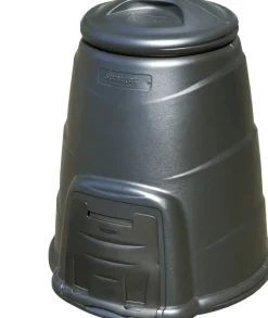 Intratuin Harcostar Komposter schwarz D 74 H 90 cm| Pflanzerde & Substrat|Komposterde