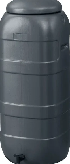 Intratuin Harcostar Regentonne Mini Rainsaver 100 l anthrazit| Gießen & Bewässerung|Regentonnen