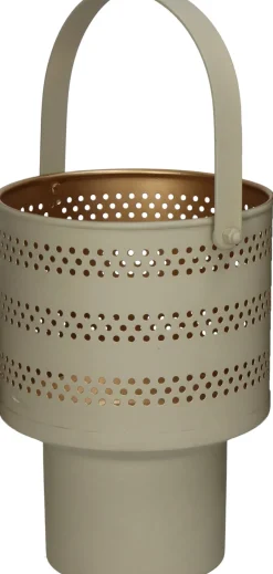 Intratuin HD Collection Teelichthalter Sunset beige 17 x 15 x 19 cm| Teelichthalter