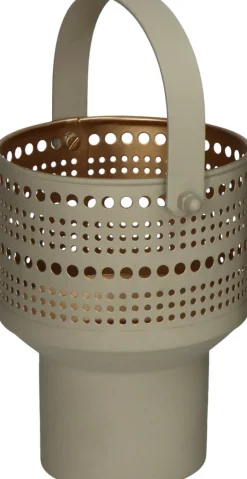 Intratuin HD Collection Teelichthalter Sunset beige 14 x 12 x 15 cm| Teelichthalter