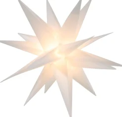 Intratuin Hängelampe Stern weiß LED 35 x 35 cm warmweiß| Weihnachtssterne