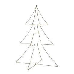 Intratuin House of Seasons 3D Baum D 42,5 H 60 cm beleuchtet warmweiß| Weihnachtsleuchten