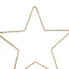 Intratuin House of Seasons kerstfiguur Stern gold D 40 H 0,50 cm| Weihnachtsdeko Zum Aufhängen|Weihnachtssterne