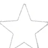 Intratuin House of Seasons kerstfiguur Stern silber D 50 H 0,50 cm| Weihnachtsdeko Zum Aufhängen|Weihnachtssterne