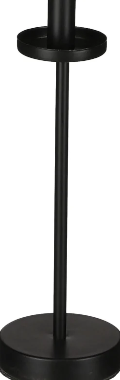 Intratuin House of Seasons Kerzenständer Coline schwarz 10 x 10 x 31 cm| Kerzenständer