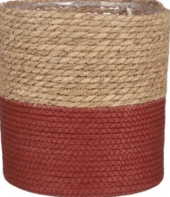 Intratuin House of Seasons Pflanzkorb Rachel rot D 23 cm H 23 cm| Pflanzkörbe|Pflanzkörbe