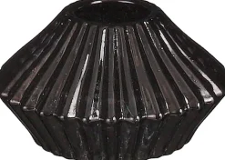 Intratuin House of Seasons Teelichthalter Eloise schwarz D 7 H 4 cm| Teelichthalter