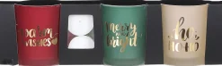 Intratuin House of Seasons Teelichthalter Weihnachten D 7 H 8 cm 3 St.| Teelichthalter