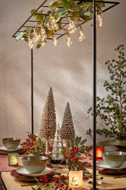 Intratuin House of Seasons Teelichthalter Weihnachten D 7 H 8 cm 3 St.| Teelichthalter