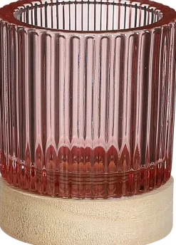 Intratuin House of Seasons Teelichthalter Cala rosa D 7,5 H 9 cm| Teelichthalter