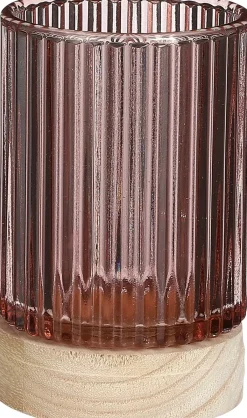 Intratuin House of Seasons Teelichthalter Cala rosa D 8,5 H 13,5 cm| Teelichthalter