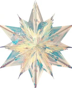 Intratuin House of Seasons Weihnachtsstern Riku 90 x 80 x 34 cm| Weihnachtsdeko Zum Aufhängen|Weihnachtssterne