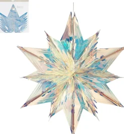 Intratuin House of Seasons Weihnachtsstern Riku 60 x 55 x 25 cm| Weihnachtsdeko Zum Aufhängen|Weihnachtssterne
