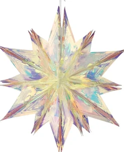 Intratuin House of Seasons Weihnachtsstern Riku 40 x 38 x 20 cm| Weihnachtsdeko Zum Aufhängen|Weihnachtssterne