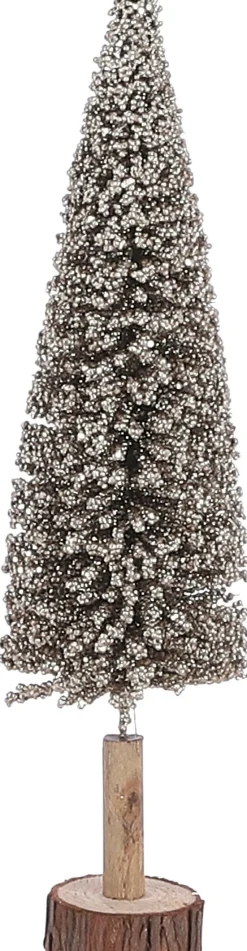 Intratuin House of Seasons Weihnachtsdeko Baum creme D 12 H 50 cm| Weihnachtsfiguren & -Objekte