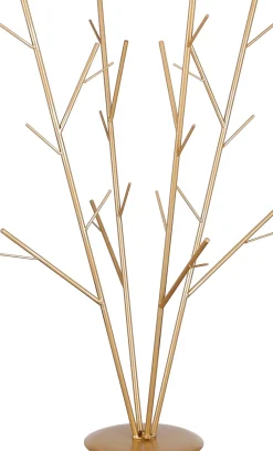 Intratuin House of Seasons Weihnachtskugel-Ständer Brad gold 52 x 52 x 81 cm| Weihnachtskugelständer