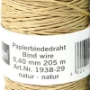 Intratuin H&R the-wire-man Papierbindedraht Kristina beige 205 m| Rankhilfen|Bindematerial