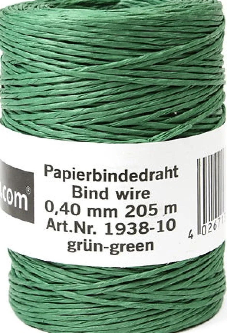 Intratuin H&R the-wire-man Papierbindedraht Kristina grün 205 m| Rankhilfen|Bindematerial