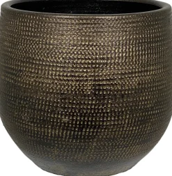 Intratuin HS Blumentopf Tokio D 20 H 18 cm gold| Blumentöpfe|Blumentöpfe & Pflanzgefäße