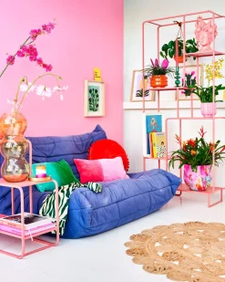 Intratuin In the Mood Collection Dekokissen PomPom rot D 40 H 12 cm| Kissen|Dekokissen