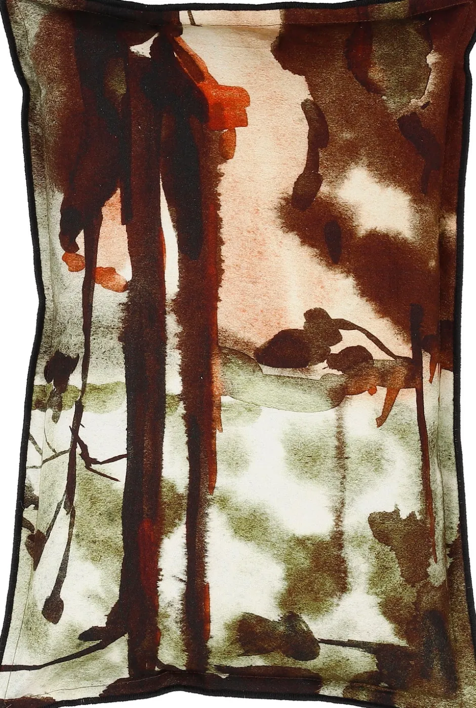 Intratuin In the Mood Collection Dekokissen Foresta grün/braun/rot 35 x 55 cm| Kissen|Dekokissen
