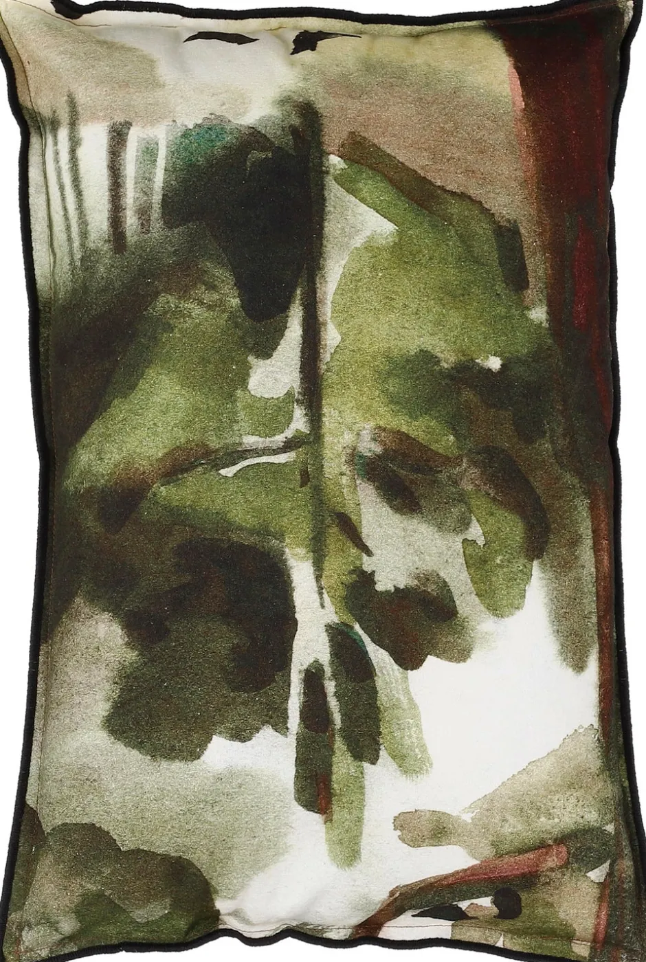 Intratuin In the Mood Collection Dekokissen Foresti grün/braun/rood 35 x 55 cm| Kissen|Dekokissen