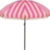 Intratuin In the Mood Collection Sonnenschirm Rissy rosa Streifen 30+UV D 220 cm| Sonnenschirme