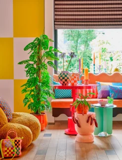 Intratuin In the Mood Dekokissen Clair rosa / orange 55 x 35 cm| Kissen|Dekokissen