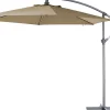 Intratuin Ampelschirm Milano taupe  80+UV D 300 cm| Sonnenschirme
