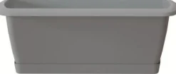 Intratuin Balkonkasten Compleet 59,3 x 19 x 14 cm grau| Balkonkästen|Blumentöpfe & Pflanzgefäße