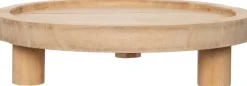 Intratuin Beistelltisch / Pflanzenhocker Holz D 32 cm H 8 cm| Beistelltische|Beistelltische