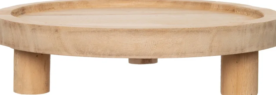 Intratuin Beistelltisch / Pflanzenhocker Holz D 32 cm H 8 cm| Beistelltische|Beistelltische