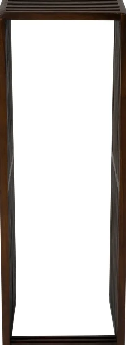 Intratuin Beistelltisch Eza braun 35 x 35 x 90 cm| Beistelltische|Beistelltische