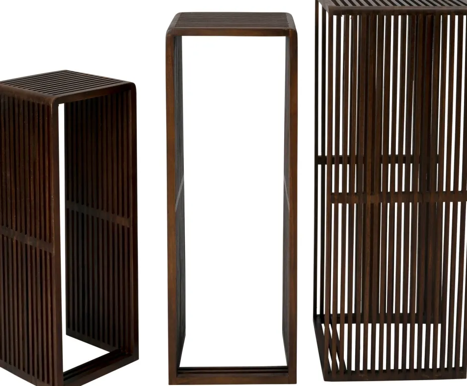 Intratuin Beistelltisch Eza braun 35 x 35 x 90 cm| Beistelltische|Beistelltische