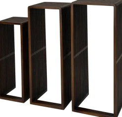 Intratuin Beistelltisch Eza braun 25 x 25 x 70 cm| Beistelltische|Beistelltische