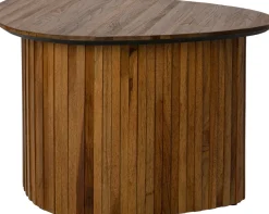 Intratuin Beistelltisch Riss naturell 80 x 59 x 41 cm| Beistelltische|Beistelltische