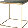 Intratuin Beistelltisch Silka grün / gold 45 x 40 x 45 cm| Beistelltische|Beistelltische
