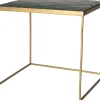 Intratuin Beistelltisch Silka grün / gold 56 x 46 x 50 cm| Beistelltische|Beistelltische