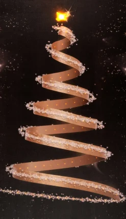 Intratuin Bild auf Leinwand mit LED Beleuchtung warmweiß / extra warm 70 x 120 x 3 cm| Weihnachtliche Wanddeko