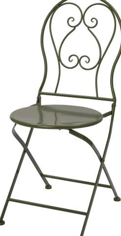 Intratuin Bistrostuhl Jules grün 38 x 49 x 90 cm| Gartenstühle