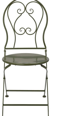 Intratuin Bistrostuhl Jules grün 38 x 49 x 90 cm| Gartenstühle