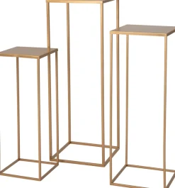 Intratuin Blumenständer Guido kupfer 19 x 19 x 50 cm| Pflanztische & -Regale