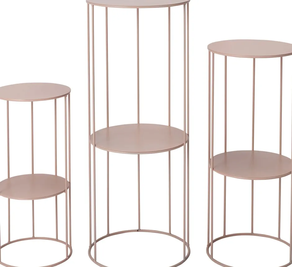 Intratuin Blumenständer Myrica rosa D 21 H 70 cm| Pflanztische & -Regale