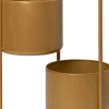 Intratuin Blumenständer Nena gold D 28 H 80 cm| Pflanztische & -Regale|Blumentöpfe & Pflanzgefäße
