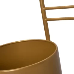 Intratuin Blumenständer Nena gold D 28 H 80 cm| Pflanztische & -Regale|Blumentöpfe & Pflanzgefäße