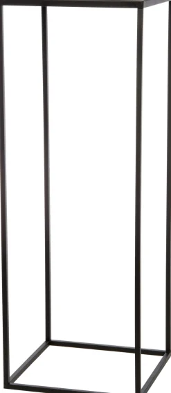 Intratuin Blumenständer Teun schwarz 22 x 22 x 60 cm| Beistelltische|Beistelltische