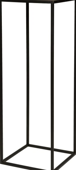 Intratuin Blumenständer Teun schwarz 25 x 25 x 70 cm| Beistelltische|Beistelltische