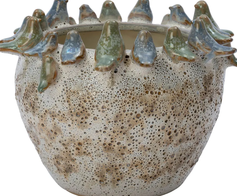 Intratuin Blumentopf Andor beige D 13 H 9 cm| Blumentöpfe|Blumentöpfe & Pflanzgefäße