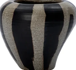 Intratuin Blumentopf Beetle braun/schwarz D 10 H 9 cm| Blumentöpfe & Pflanzgefäße|Blumentöpfe